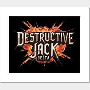 Jack Delta "Destructive" Posters and Art